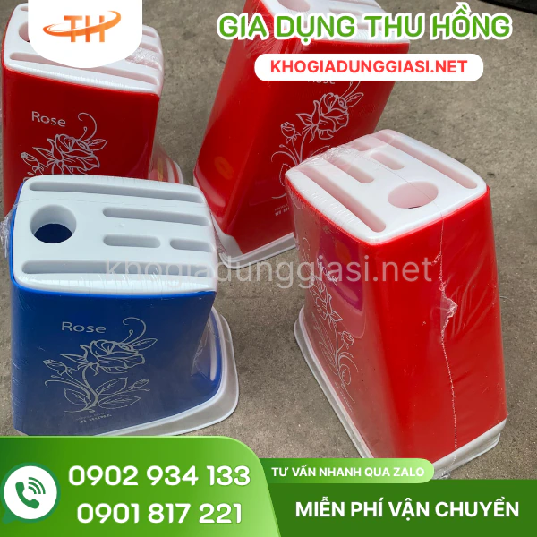 Ống cắm dao nhựa giá s Ống cắm dao nhựa giá sỉ theo số lượng