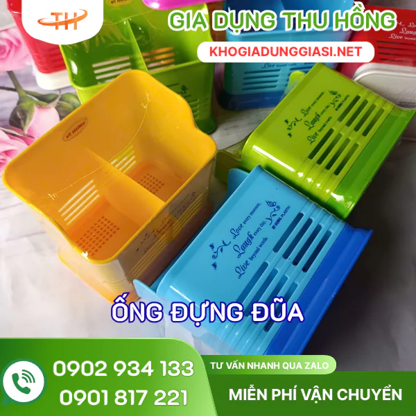 Ống đựng muỗng đũa 2 ngăn chữ nhật Ống đựng muỗng đũa 2 ngăn chữ nhật