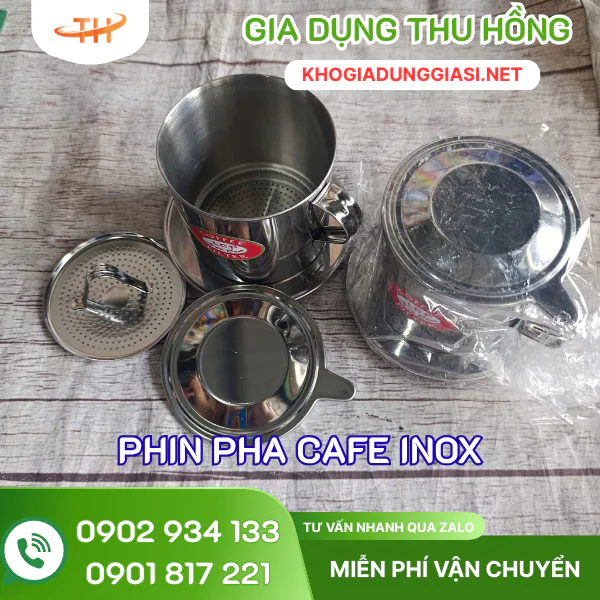 Phin cà phê inox đủ size 6 7 8 9 10 Phin cà phê inox đủ size 6 7 8 9 10
