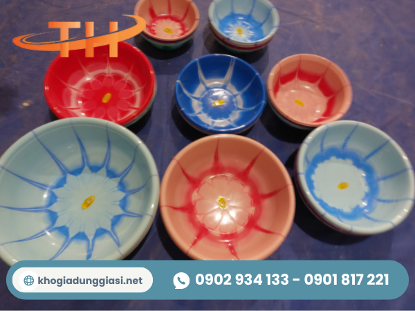 Thau nhựa tròn đủ màu đa dạng kích thước Thau nhựa tròn đủ màu đa dạng kích thước