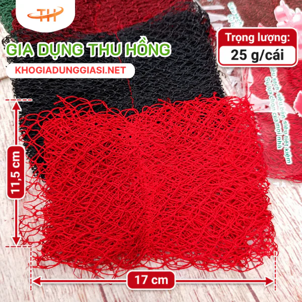 Thông số của miếng lưới rửa chén Thông số của miếng lưới rửa chén