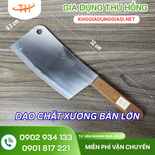 Thông số kỹ thuật của dao chặt xương lớn Thông số kỹ thuật của dao chặt xương lớn