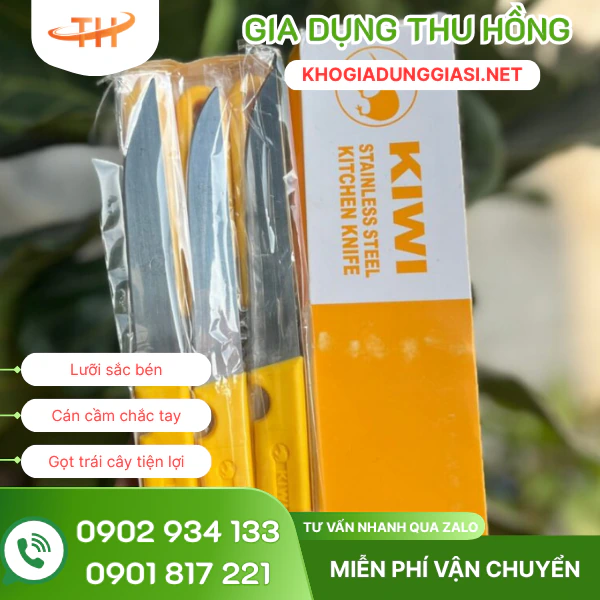 Dao thái KIWI sẵn hàng tại Thu Hồng Thu Hồng bán dao gọt trái cây KIWI cán nhựa giá rẻ tại TPHCM