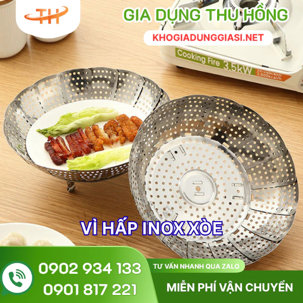 Vỉ hấp inox đa năng Thu Hồng chuyên vỉ hấp inox đa năng giá sỉ rẻ
