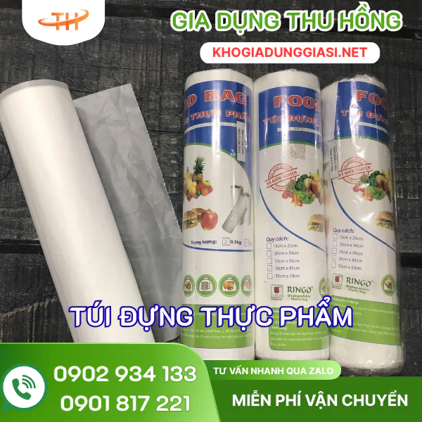 Thu Hồng sẵn túi đựng thực phẩm nhiều cỡ Thu Hồng địa chỉ bán túi đựng thực phẩm nhiều cỡ giá rẻ