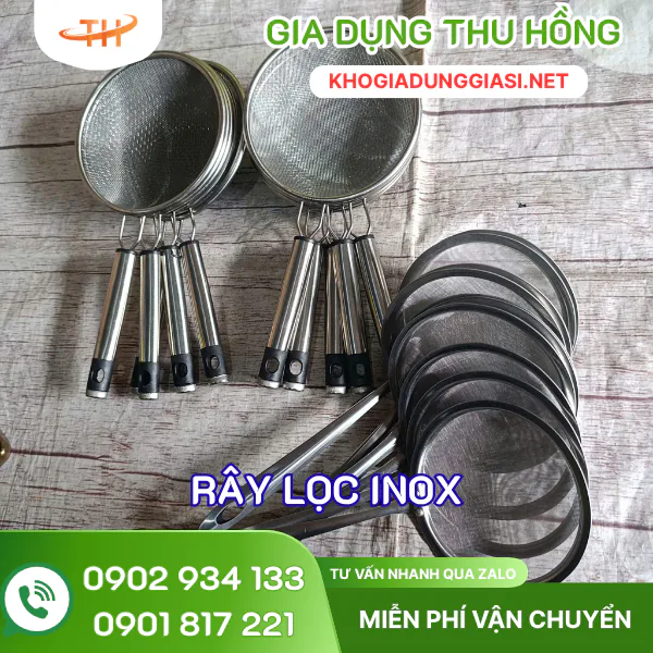 Thu Hồng - Kho sỉ rây lọc inox giá sỉ hấp dẫn Thu Hồng - Kho sỉ rây lọc inox giá sỉ hấp dẫn