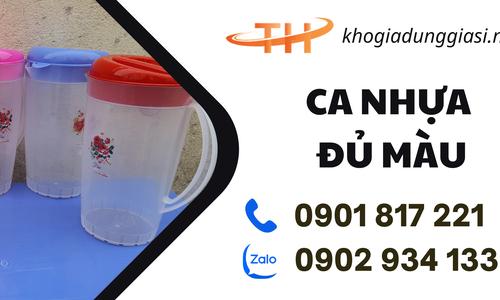 Mua ca nhựa đựng trà đá số lượng lớn ở đâu?