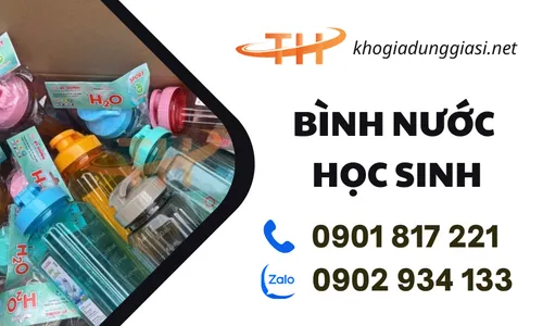 Bỏ sỉ bình nước học sinh chất lượng cho đại lý