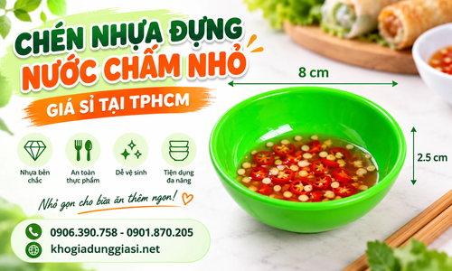 Chén nhựa đựng nước chấm nhỏ giá sỉ tại TPHCM