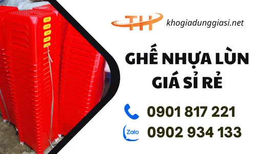 Chuyên bỏ sỉ ghế nhựa lùn khu vực TPHCM