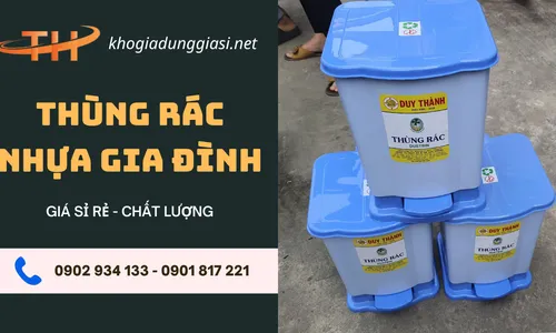 Chuyên bỏ sỉ thùng rác nhựa gia đình giá tốt tại TPHCM