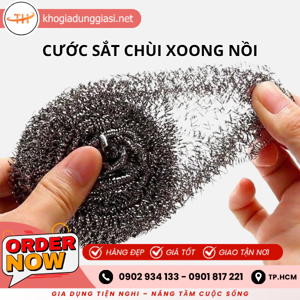 CƯỚC SẮT CHÙI XOONG NỒI