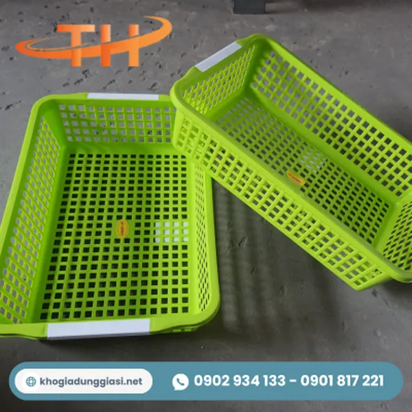 Rổ nhựa chữ nhật