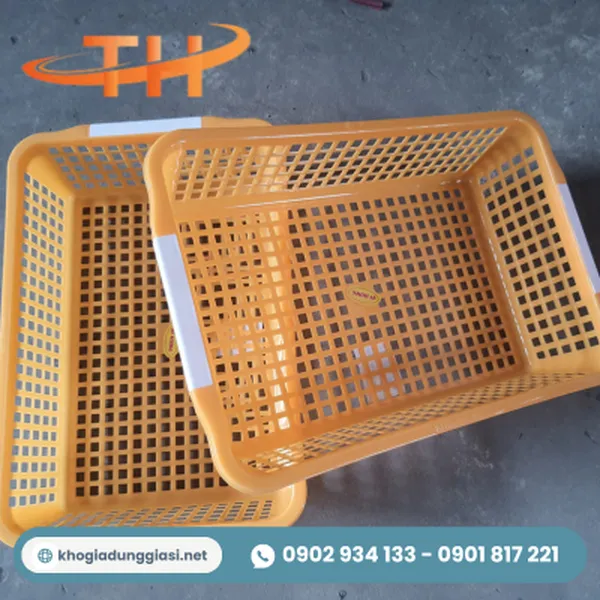 Rổ nhựa chữ nhật