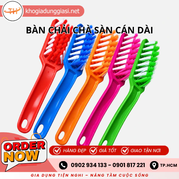 BÀN CHẢI CHÀ SÀN CÁN DÀI