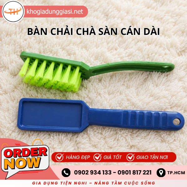 BÀN CHẢI CHÀ SÀN CÁN DÀI