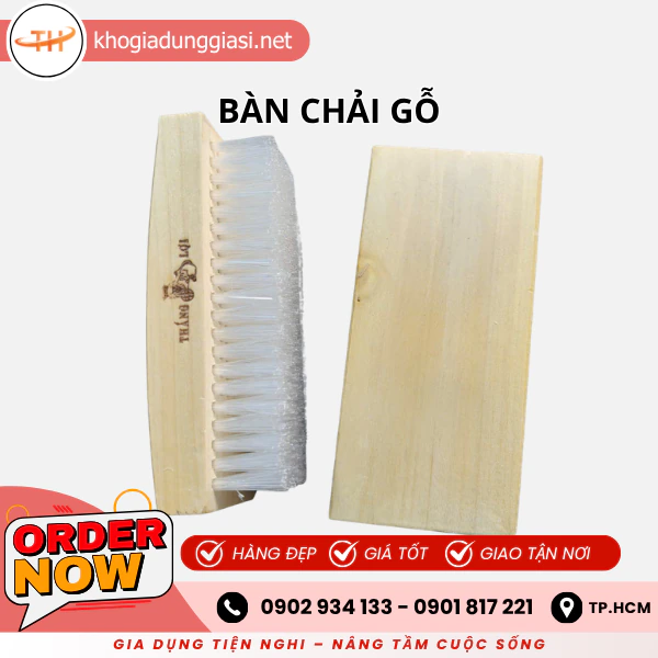 BÀN CHẢI GỖ