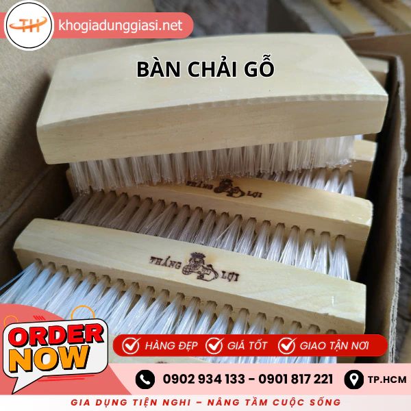 BÀN CHẢI GỖ