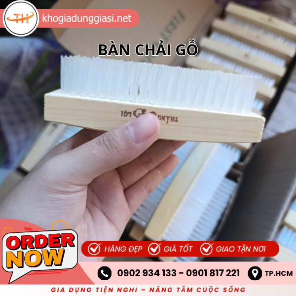 BÀN CHẢI GỖ