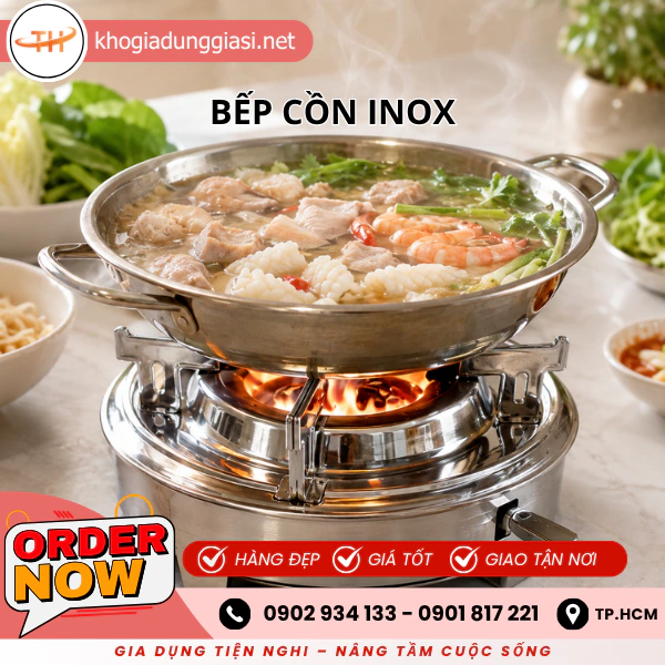 BẾP CỒN INOX