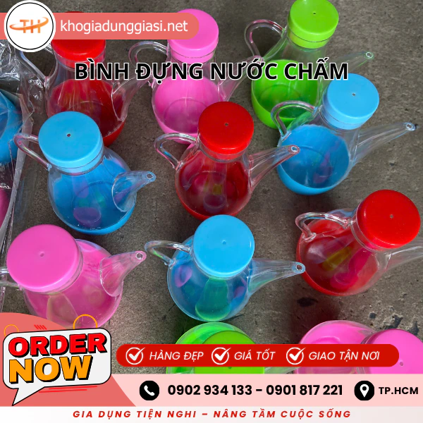 BÌNH NHỰA ĐỰNG NƯỚC MẮM, NƯỚC TƯƠNG