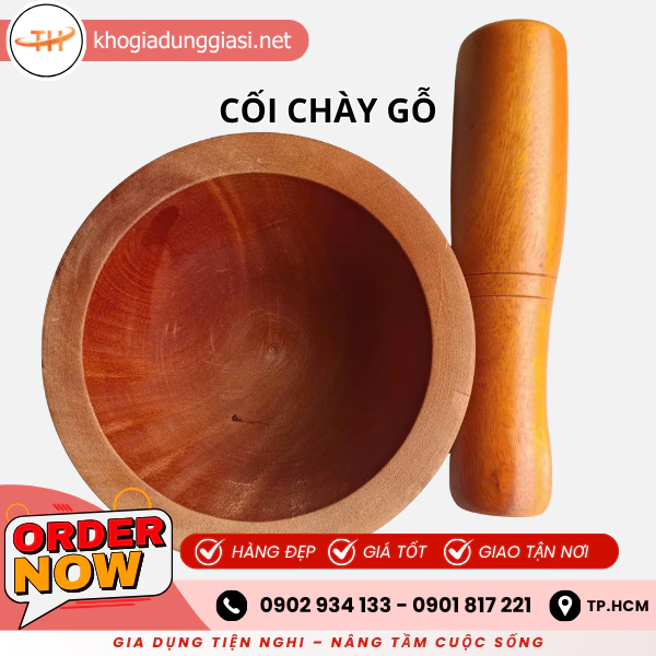 BỘ CỐI CHÀY GỖ