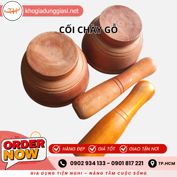 BỘ CỐI CHÀY GỖ