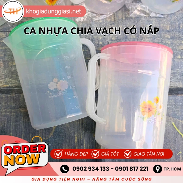 CA NHỰA TRONG CHIA VẠCH CÓ NẮP