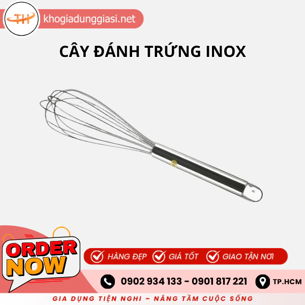 CÂY ĐÁNH TRỨNG INOX