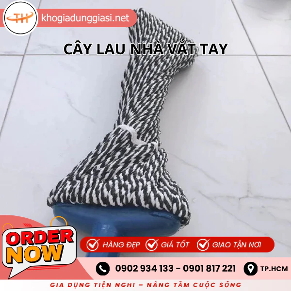 CÂY LAU NHÀ VẮT TAY