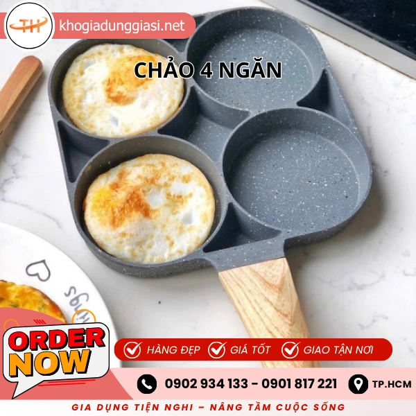 CHẢO CHỐNG DÍNH 4 NGĂN