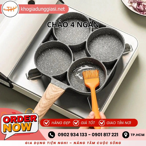 CHẢO CHỐNG DÍNH 4 NGĂN