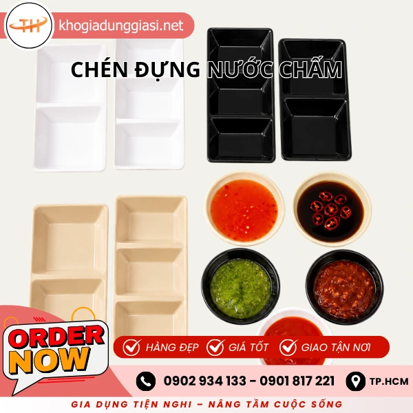 CHÉN ĐỰNG NƯỚC CHẤM