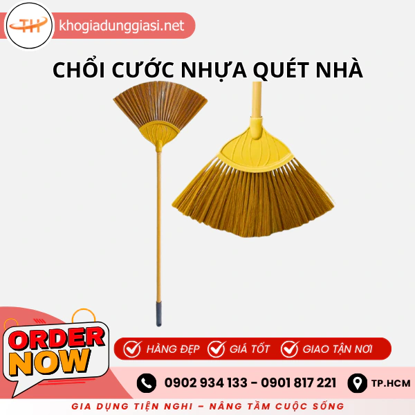 CHỔI CƯỚC NHỰA QUÉT NHÀ