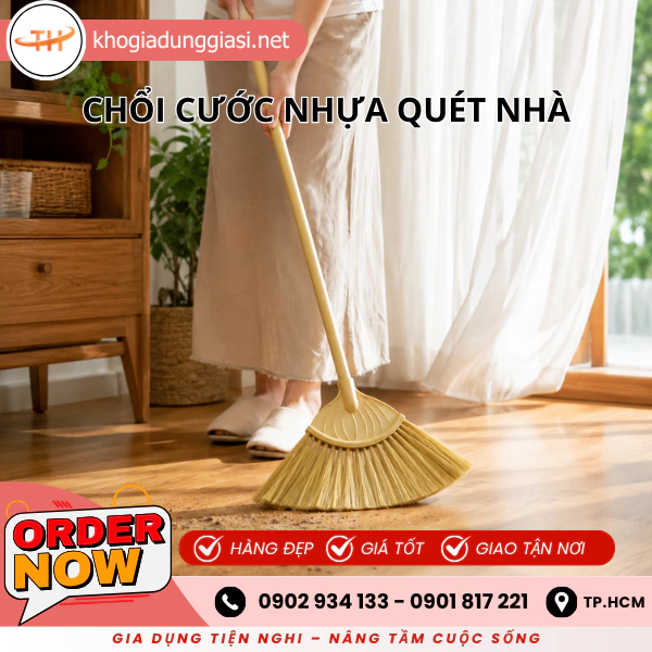 CHỔI CƯỚC NHỰA QUÉT NHÀ
