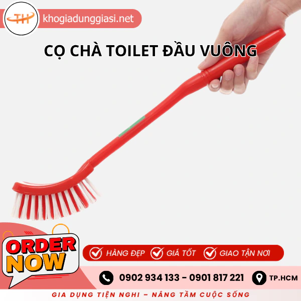 CỌ CHÀ TOILET ĐẦU VUÔNG