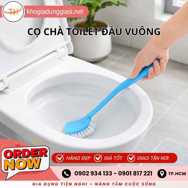 CỌ CHÀ TOILET ĐẦU VUÔNG