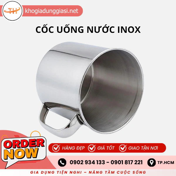 CỐC INOX UỐNG NƯỚC