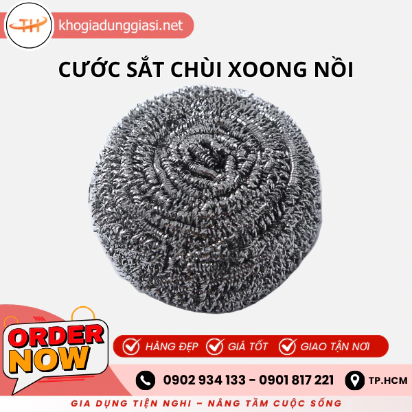 CƯỚC SẮT CHÙI XOONG NỒI