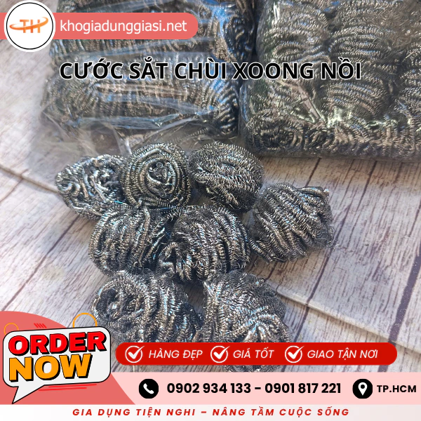CƯỚC SẮT CHÙI XOONG NỒI