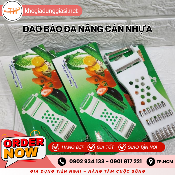 Dao bào đa năng cán nhựa
