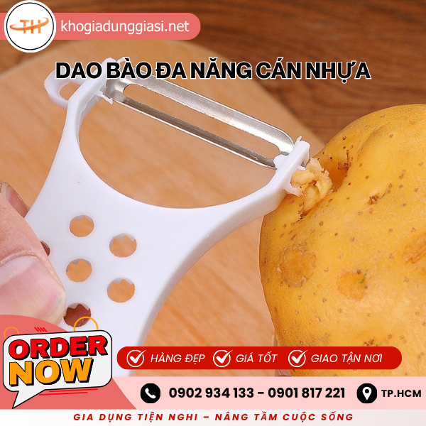 Dao bào đa năng cán nhựa