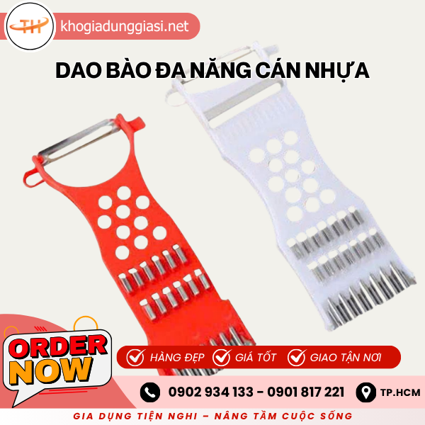 Dao bào đa năng cán nhựa