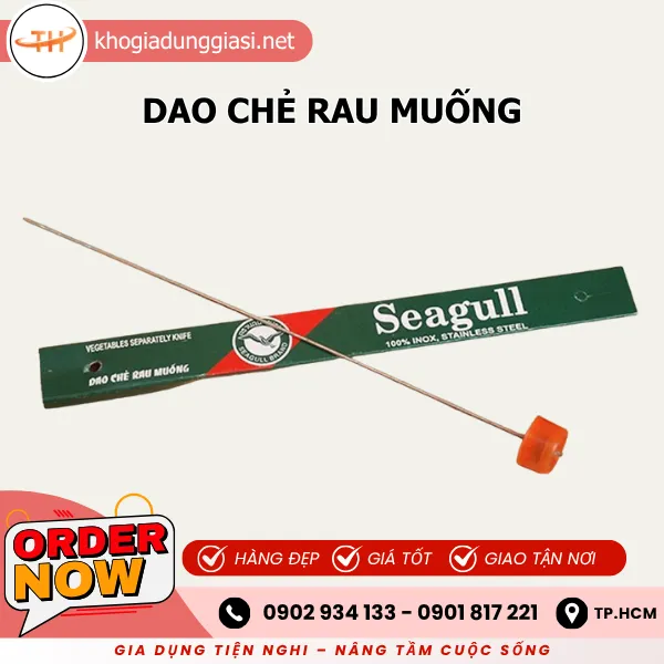 Dao chẻ rau muống