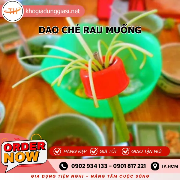 Dao chẻ rau muống