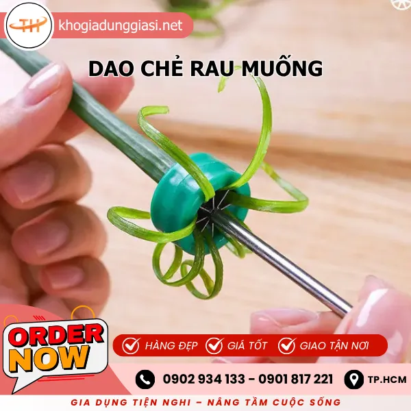 DAO CHẺ RAU MUỐNG 