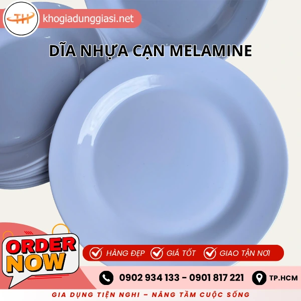 DĨA NHỰA CẠN MELAMINE