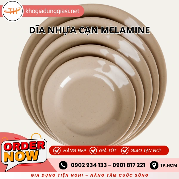 DĨA NHỰA CẠN MELAMINE
