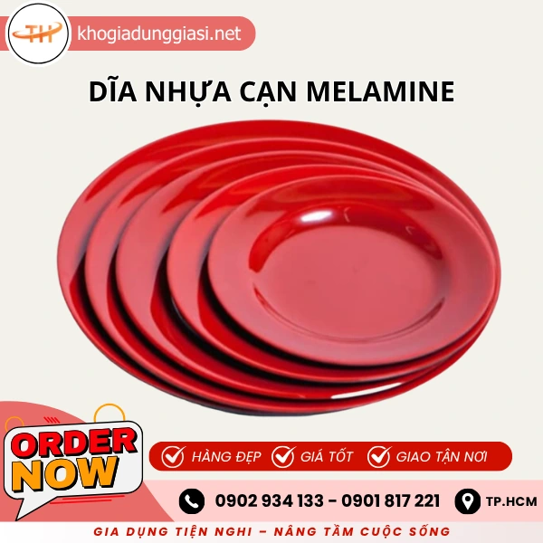 DĨA NHỰA CẠN MELAMINE