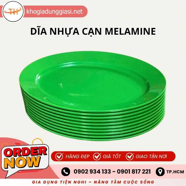DĨA NHỰA CẠN MELAMINE